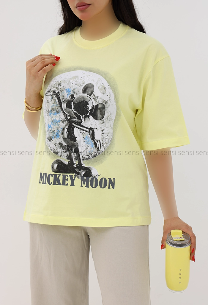 تیشرت باکسی چاپی moon کد1005861